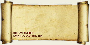 Tina Ješić vizit kartica